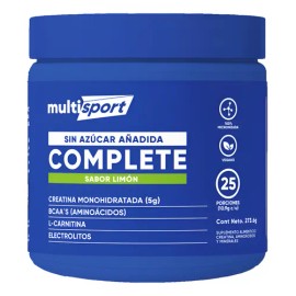 Multisport Creatina Monohidratada Sabor Limón 300g