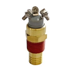Zieichy 8037045P 185° Fan Clutch Temperature Control Switch (NO & NC), Replace Nav 1685131C92, Three Terminals, 1/2 Inch NPT Threads，8037045