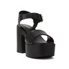 Soda LAUNCH ~ Women Open Toe Ankle Strap Platform Chunky