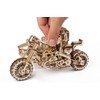 UGEARS Motorcycle with Sidecar 3D Puzzles - UGR-10 Motorcycle Scrambler