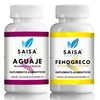 Fenogreco 100 cápsulas Aguaje 120 cápsulas, 100% puros SAISA HERBAL.