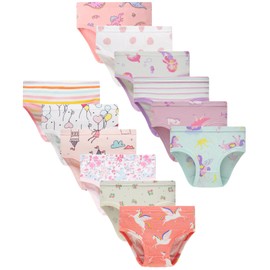 Finihen Girls Underewear Toddler Girls Cotton Panties Soft Little Underwear Size 4Years Multipacks.