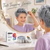 Cera Para Pintar Cabello, Tinte Temporal Para Cabello (Gris)