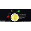 Sunwayman T20CC XM-L2 Magnetic Control Slider Rechargeable Tri-color Flashlight -1000