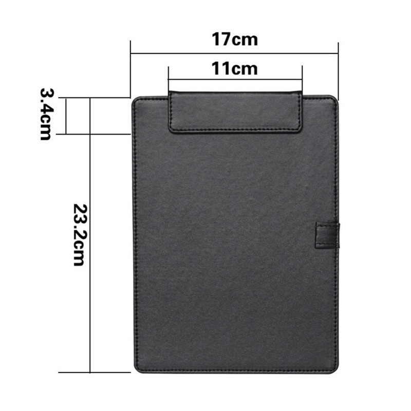 Clipboard A4 A5 Clipboard Leather Hanging Writing Board Magnetic Clip