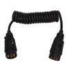 2m Trailer Light Board Extension Cable 7Pin Plug Socket Adapter