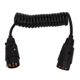 2m Trailer Light Board Extension Cable 7Pin Plug Socket Adapter for Vehicles Caravans RVs
