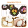 Kisangel Chicken Coop Eggs: 30Pcs White Fake Eggs, DIY Crafts,