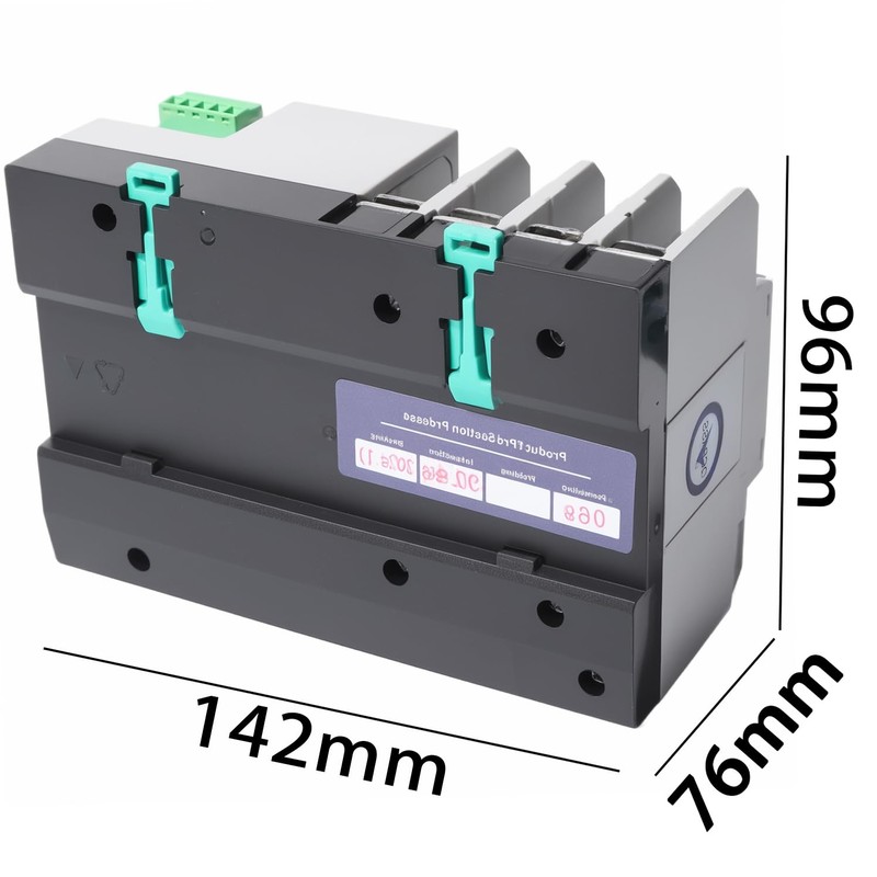shengbowi 4P Dual Power Automatic Transfer Switch 100A AC220V Switch