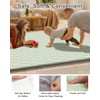 TINYHARBO Premium Foam Baby Play Mat 71" x 59" with