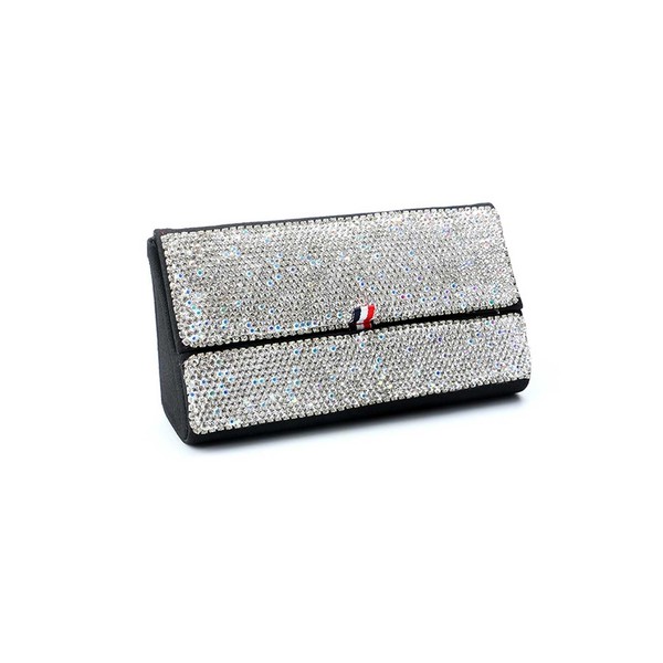 QINU Bling Bling Sunglasses Holders for Car Sun Visor, Crystals