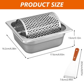 Stainless Steel Butter Roller, Butter Roller Belt, Butter Roller Tool, Reusable, Easy to Clean, for Burger Shop, Kitchen, Cheese, Scoop