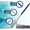 A2Z-VL004 Stainless Steel Micro Lab Scoop Half Rounded Spoon Spatula