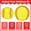 Kepeel 96 Pcs Softball Party Decorations, Softball Theme Birthday Party