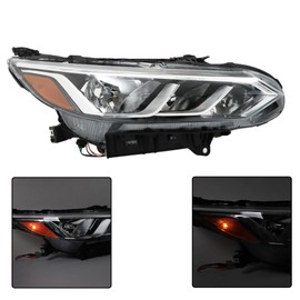 munirater Headlight Assembly Replacement for 2020 2021 2022 Sentra S SV Halogen Headlamp Passenger Side 260106LB0A