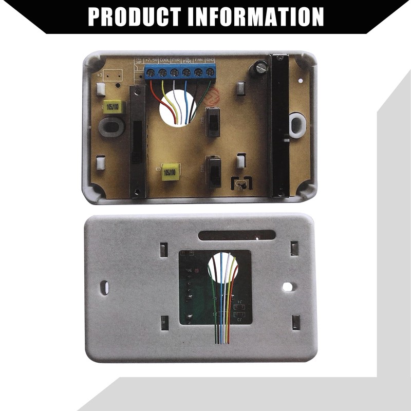 X AUTOHAUX RV Analog Control Heat/Cool Thermostat for Campers 40-90°F