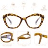 Bifocal Reading Glasses for Women Designer Cat Eye Oversized Frame