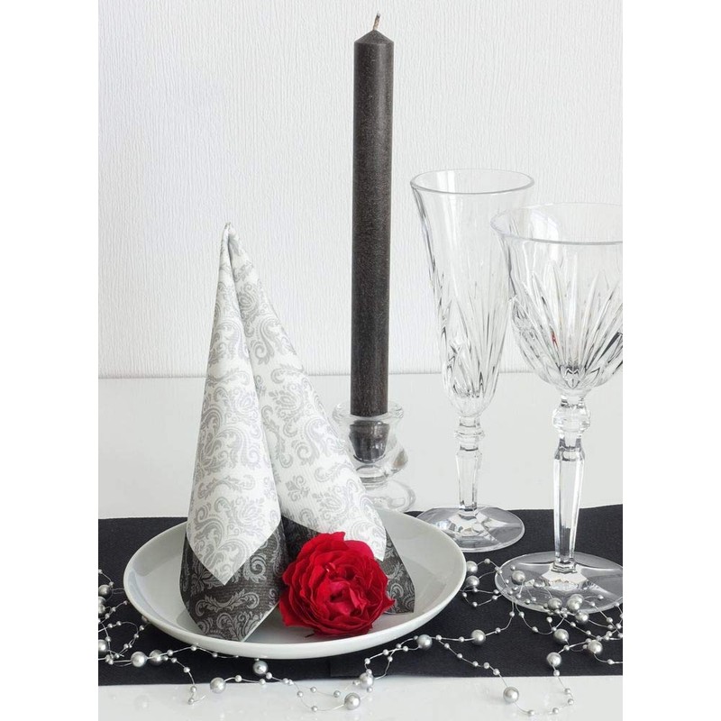 50 APARTina Napkins Ornament 33 x 33 cm Fabric-Like Airlaid