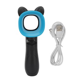 Grafting Eyelashes Hair Dryer USB Rechargeable Nail Extension Dryer Bladeless Handheld Small Fan Black