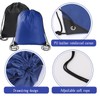 Sliverdew 2 Pcs Drawstring Backpack Bags Sports Cinch Sack String