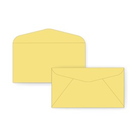 #6 3/4 Regular Envelope - Pastel - 24# Canary Yellow (3 5/8 x 6 1/2) - Colors Series (Box of 1000)