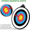 Sumac Magnetic Dart Board with 14 Sturdy Darts, Kid-Friendly Perfect