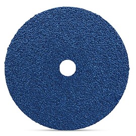 BHA Zirconia Resin Fiber Grinding and Sanding Discs, 7” x 7/8”, 120 Grit - 25 Pack