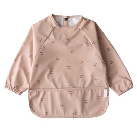 kalavika Meal Apron, Long Sleeve, 6 to 54 Months, Baby Meal Style, Girls, Boys, Baby Bib, Waterproof, Lightweight, Smocked with Pockets, Children's Meal Apron, Nursery School, Baby Gift, Baby Gift,