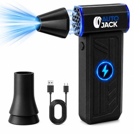 Autojack Compressed Air Duster, 130000RPM Super Power Cordless USB