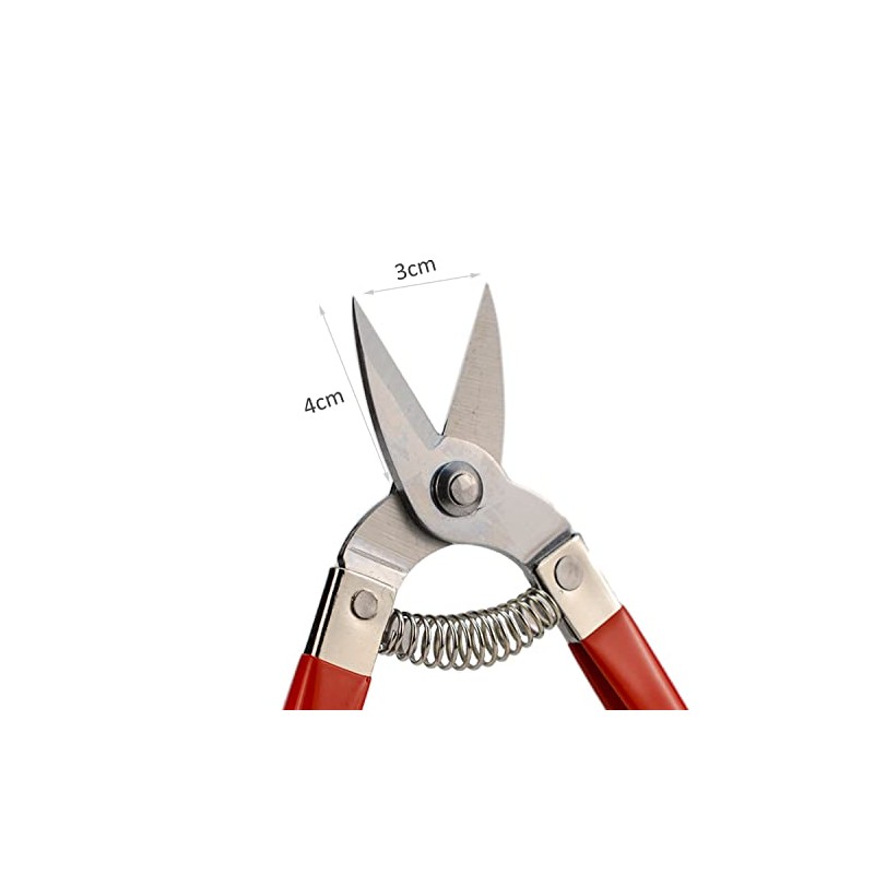 Flower Scissors Bypass Pruning Shears Garden Clips Hand Pruner 7”
