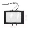 Transparent Hiking Map Pouch with 2 Additional Straps Waterproof TPU