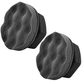 2 Pack Large Tire Shine Applicator Pad, Durable and Reusable Hex-Grip Tire Dressing Applicator Pad for Applying Tire Shine