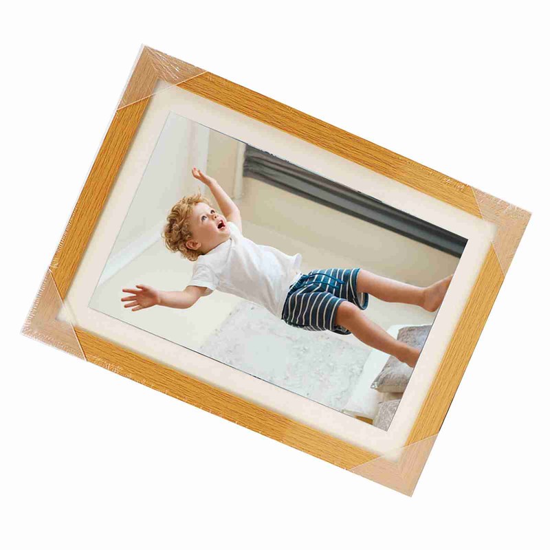 Wooden photo frame table oil painting storage box Kids Art