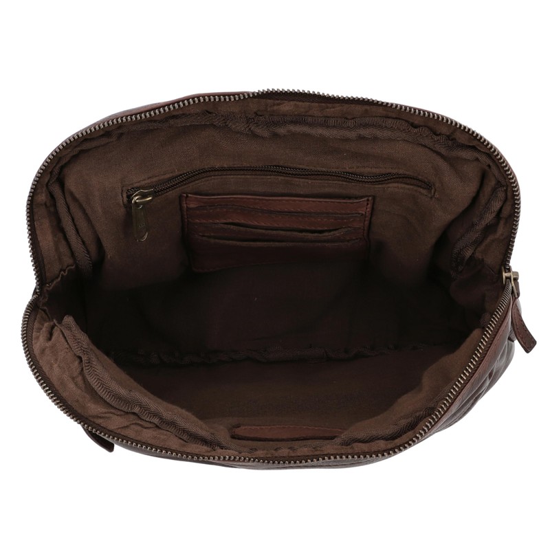 Gusti Amara Women's and Men's Leather Shoulder Bag Vintage Brown