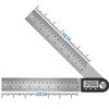 Digital Angle Finder 0-360°Digital Inclinometer Stainless Steel Protractor Angle Ruler
