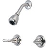 Olympia Faucets P-1232-BN Two Handle Shower Set, PVD Brushed Nickel