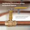 Midline Valve 4UVGZ Ball Valve Stem Extension for 3/4 in.