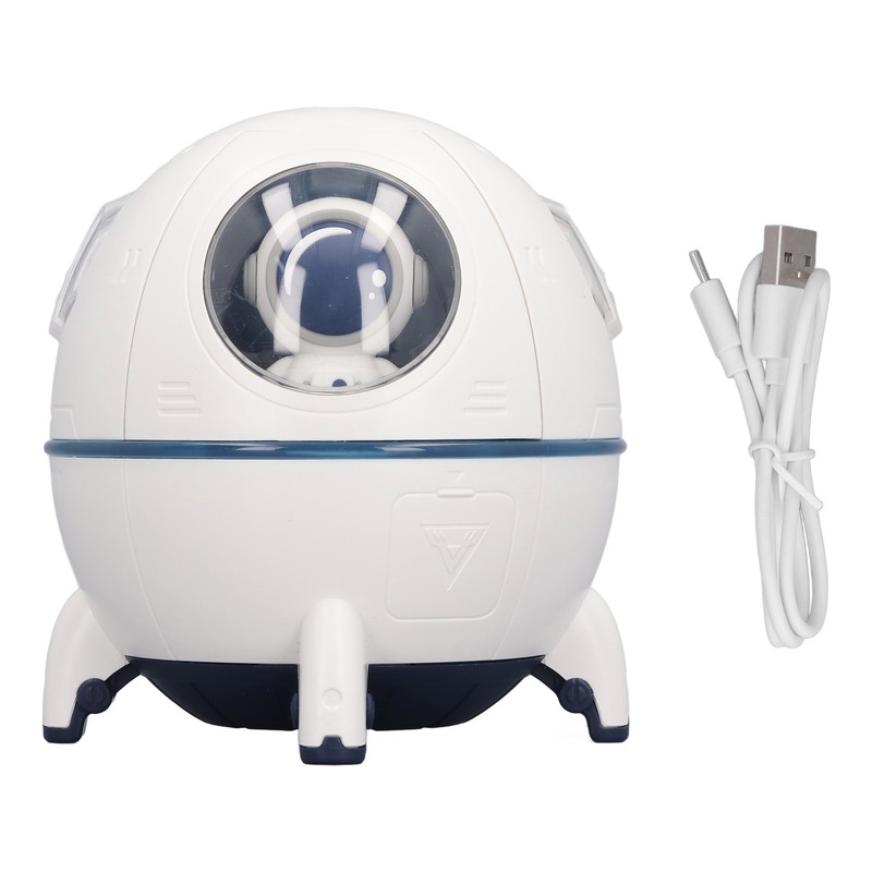 Space Capsule Humidifier Quiet Cool Mist Humidifier 220ML USB Desktop