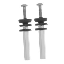 SHINEOFI 1 Pair Toilet Tank Bolt and Washer Set Toilet Replacement Parts Easy Installation Secure Sealing Prevents Water Leakage