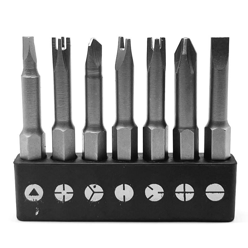OHIY Special Shape Screwdriver Insert Bit Set Phillips Slotted U-Shape