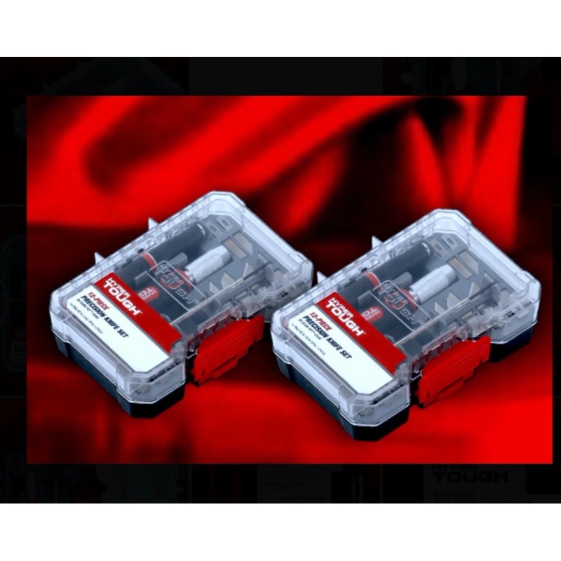 HYPER Tough 2 Sets: Hyper Tough 12pc Precision Knife Tool