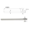 Stainless Steel 1.5" Tri-Clamp Ferrule Diffusion Stone,1.5 Inch Tri Clamp