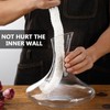Litoexpe 3 Pieces Decanter Cleaning Brush with 400 Pieces Cleaning