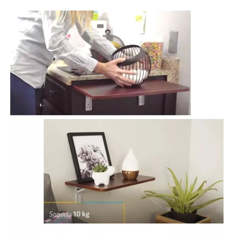 Barra Plegable Abatible Repisa Escritorio Cocina Oficina