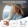Airplane Travel Essentials Ear Plugs 2 Pairs(S+L), Reusable Earplugs for