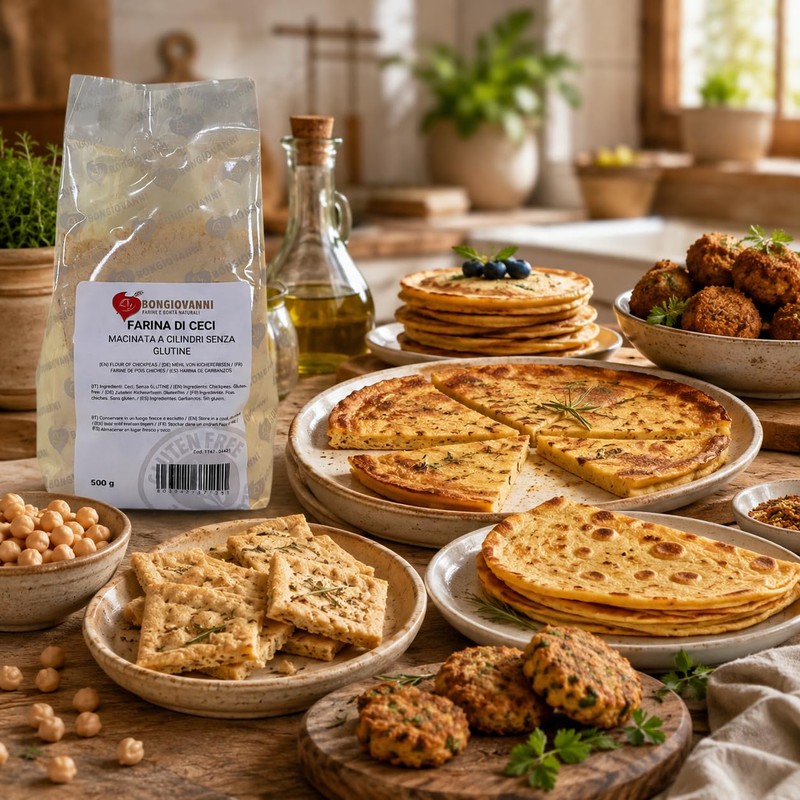 BONGIOVANNI FARINE E BONTA' NATURALI Farina di Ceci 500 g