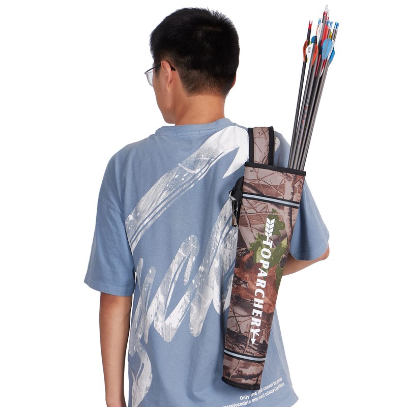 TOPARCHERY - Mochila con flecha, gran capacidad, para practicar arco