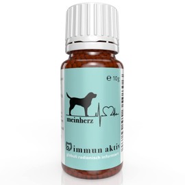 mein herz Immune Active Globules – for Love for Your Dog – to Support the Immune System and Activate the Defences, Bioenergetic/Radionic Informed with Shitake Mushrooms and Nucleotides.