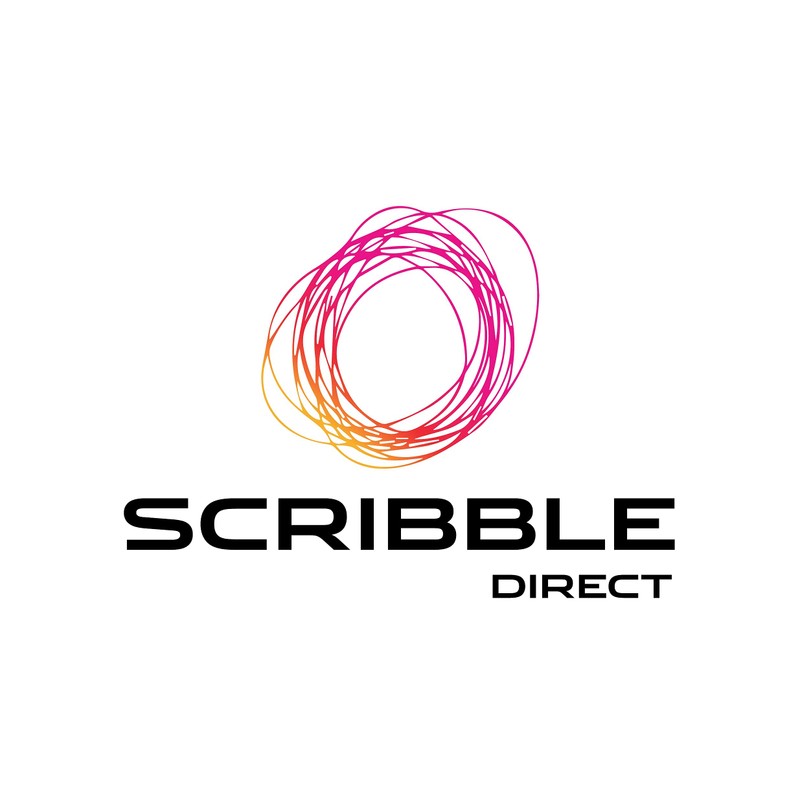 Scribble 7 x 5 Inch Acrylic Photo Frame/Block, Free Standing,