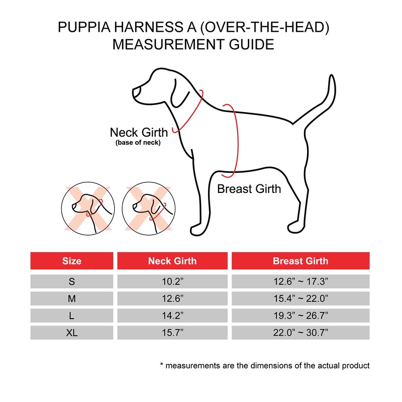 Puppia Dog Harness for small and medium dogs - ARDEN